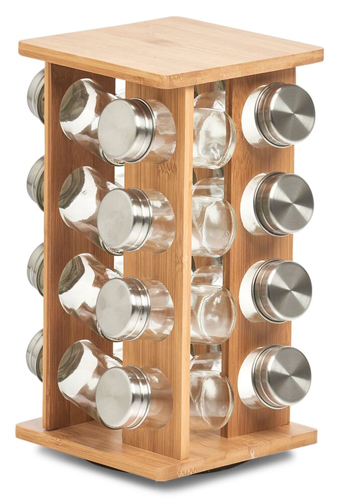 SELSEY Stojak na przyprawy Wisseo 16 pojemników