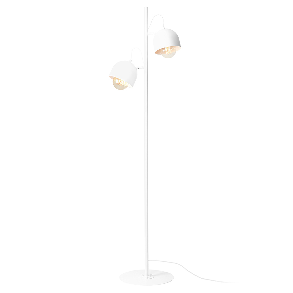 SELSEY Lampa podłogowa Fiene 161 cm biała