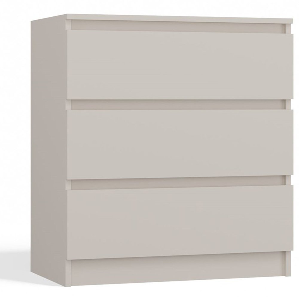 SELSEY Komoda Malwa z trzema szufladami 70 cm kaszmir