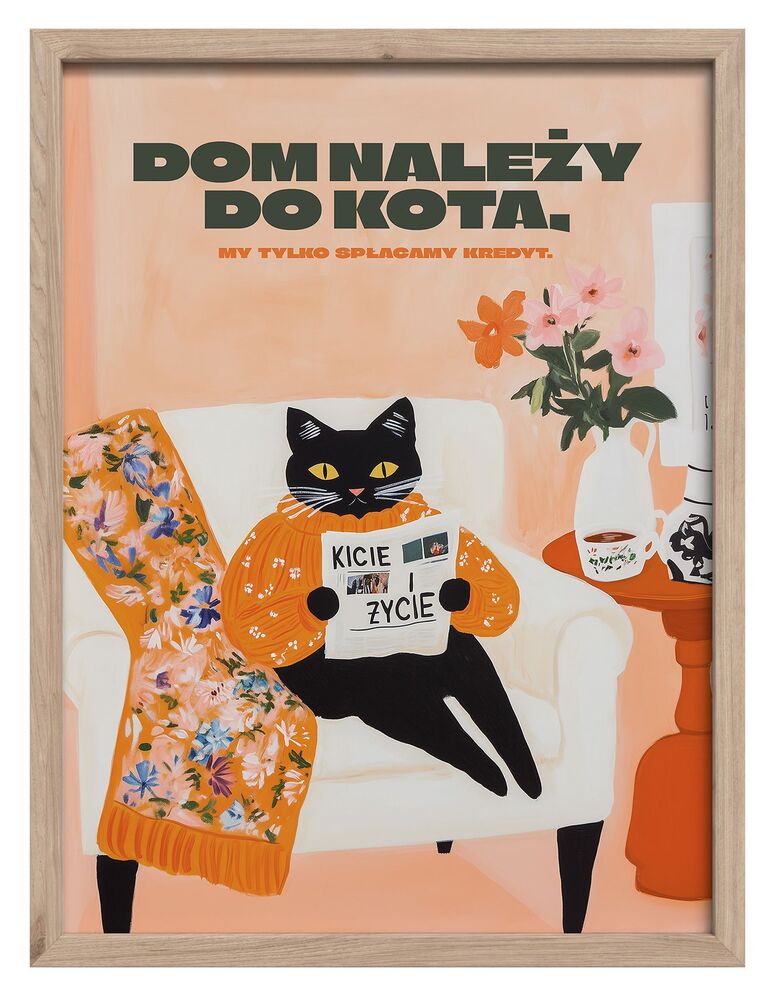 SELSEY Obraz w ramie Relax 40x30 cm