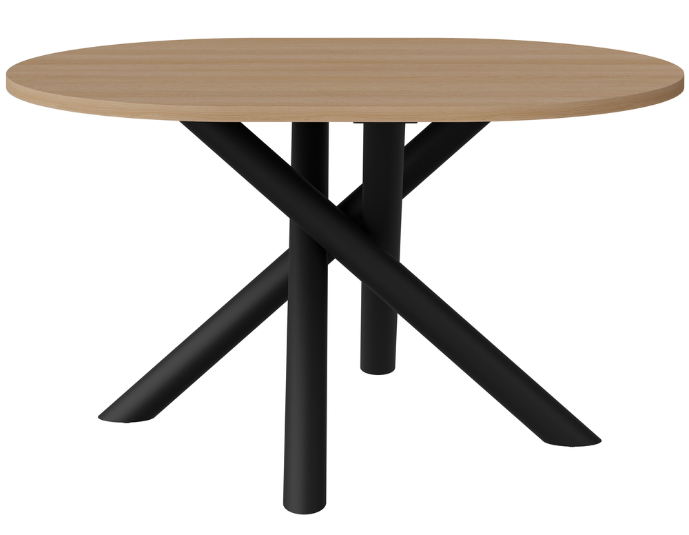 SELSEY Stół owalny Fjorn 138x100 cm dąb lindberg