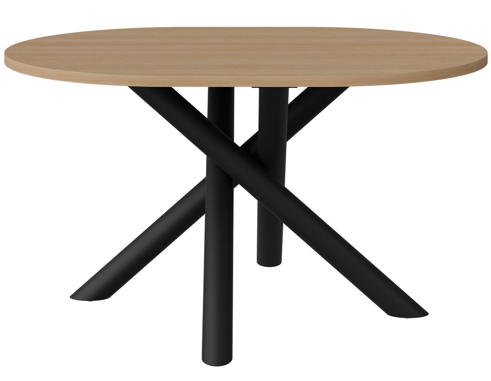 SELSEY Stół owalny Fjorn 138x100 cm dąb lindberg