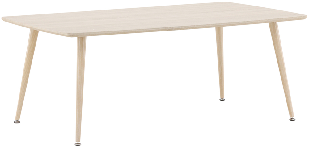 SELSEY Stolik kawowy Plaza 70 x 120 cm dąb bielony