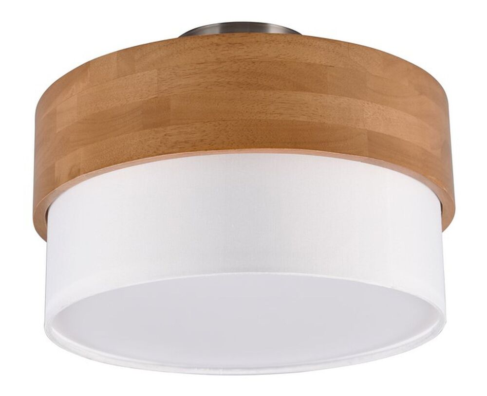 SELSEY Plafon Seasons x2 biało-brązowy