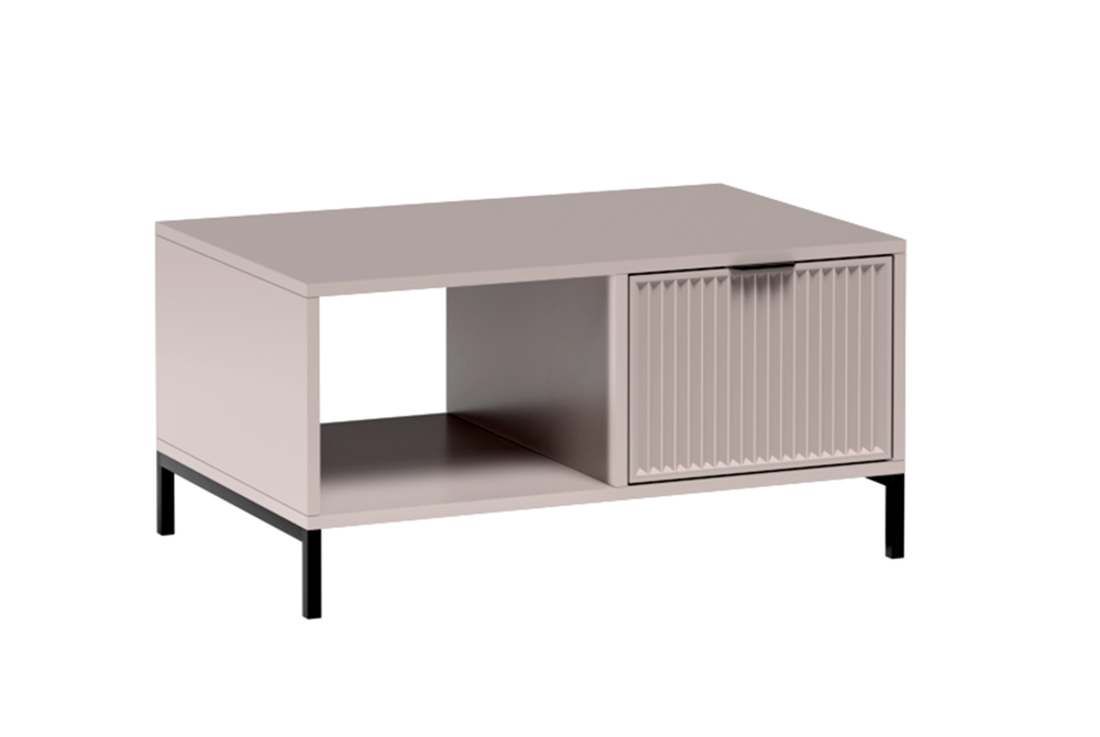 SELSEY Stolik kawowy Passimo 90cm szarobeżowy