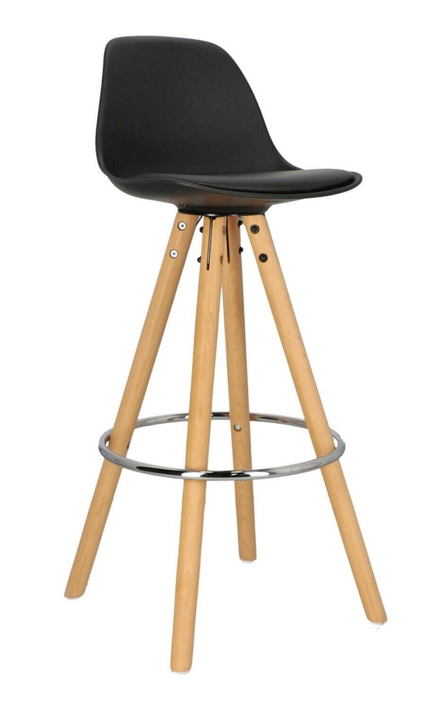 SELSEY Hoker Nord polipropyle/czarna ekoskóra