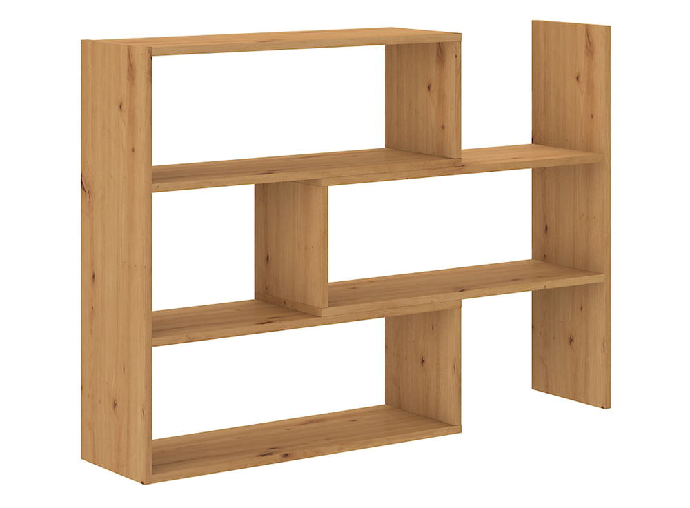 SELSEY Regał otwarty Mabbio 125 cm dąb artisan