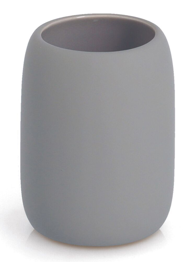 SELSEY Kubek na szczoteczki do zębów Omettes szary