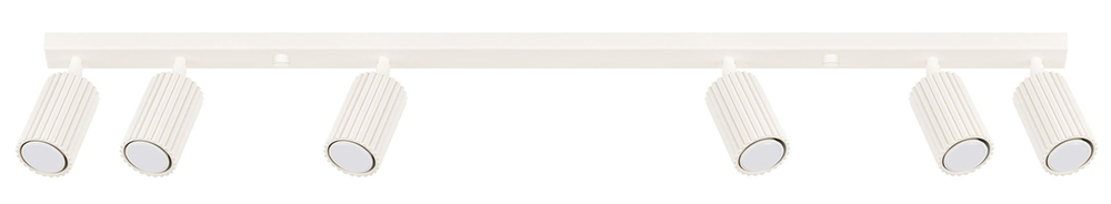 SELSEY Plafon Karbon x6 beżowy