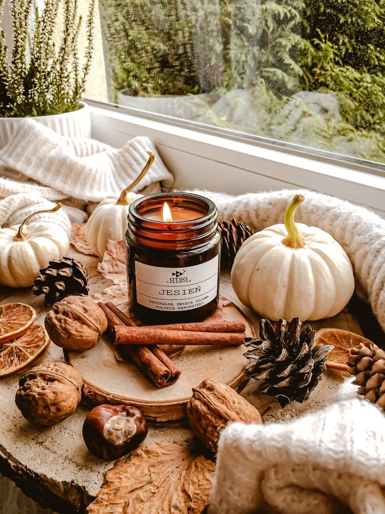 SELSEY Świeca sojowa zapachowa Jesień 120 ml