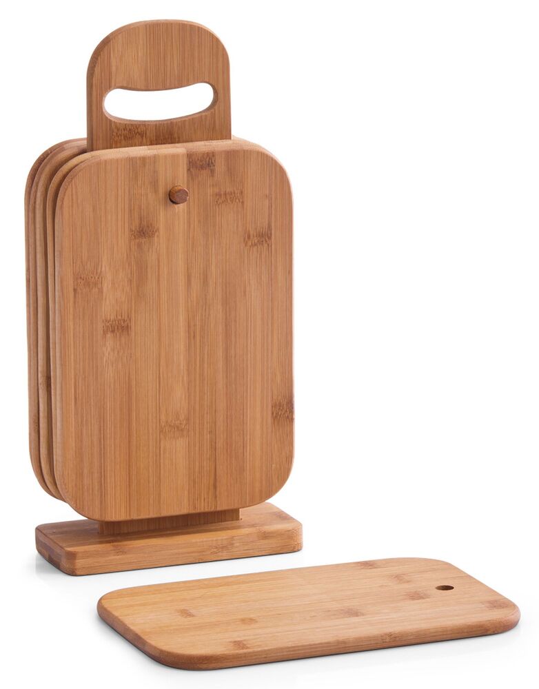 SELSEY Zestaw 6 desek do krojenia Shelinum bambus