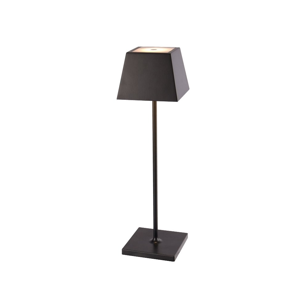 SELSEY Lampa ogrodowa Mahe LED czarna wysokość 37 cm