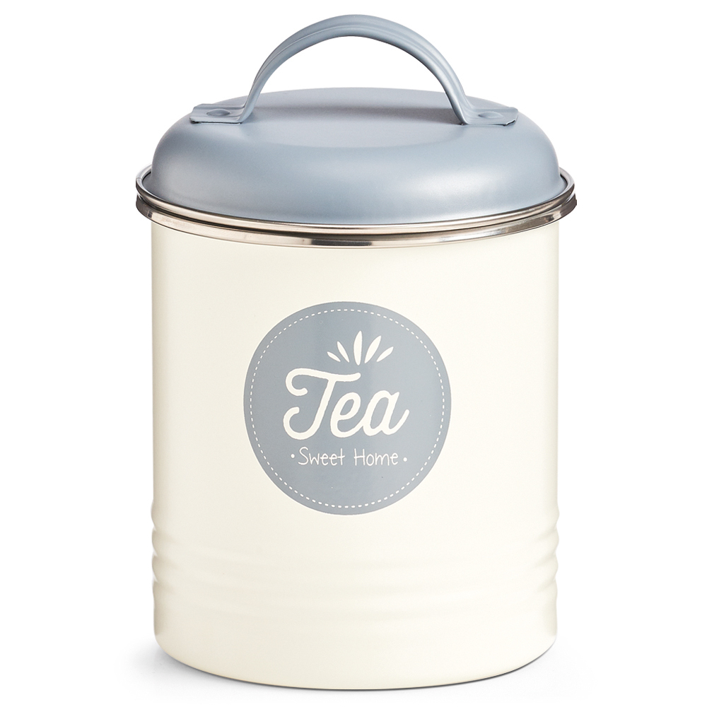 SELSEY Puszka do przechowywania Dozia na herbatę kremowa