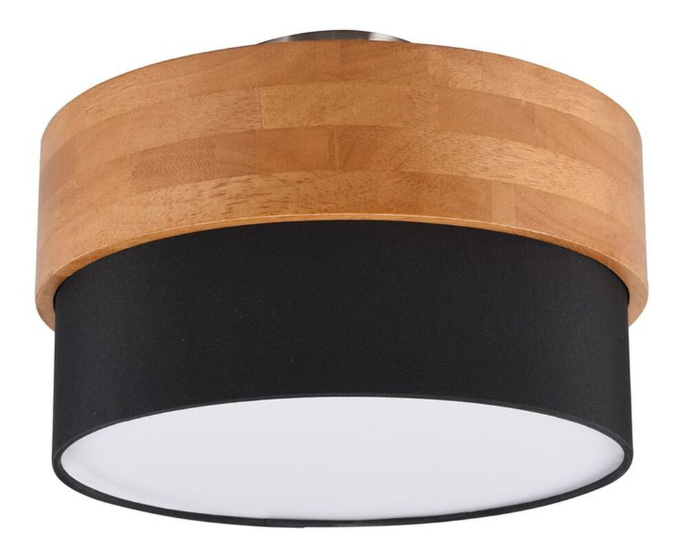 SELSEY Plafon Seasons x2 czarno-brązowy