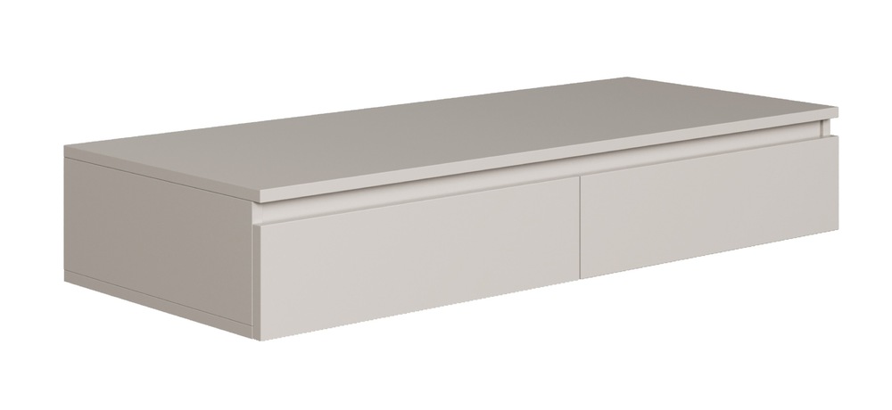 SELSEY Biurko toaletka Bemmi wisząca z szufladami 120 cm kaszmir