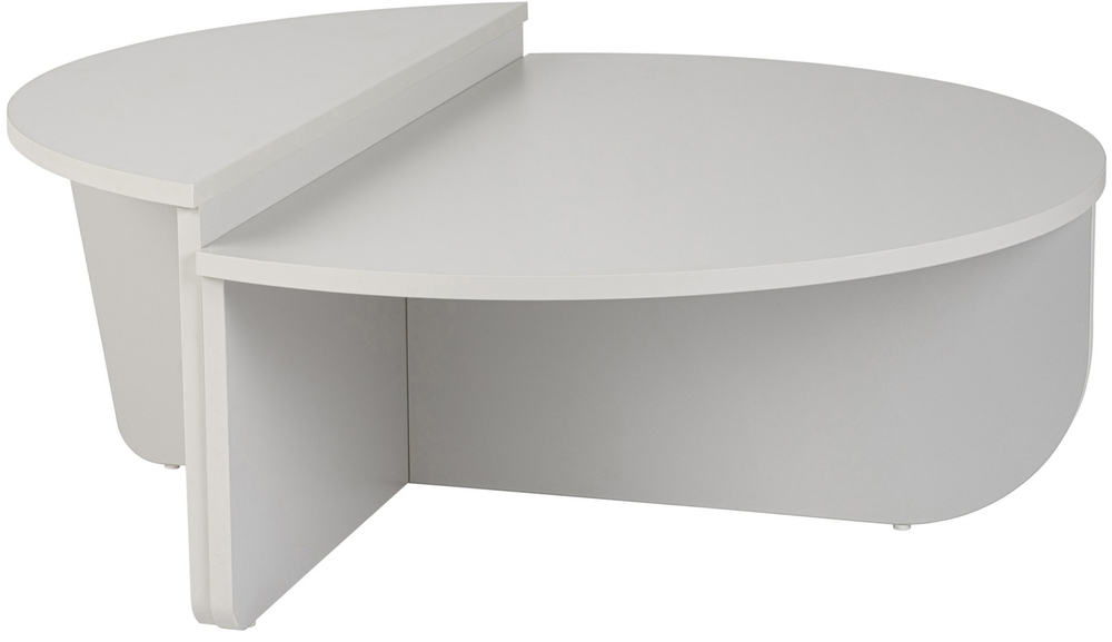 SELSEY Stolik kawowy Hypnesse o nieregularnym kształcie biały