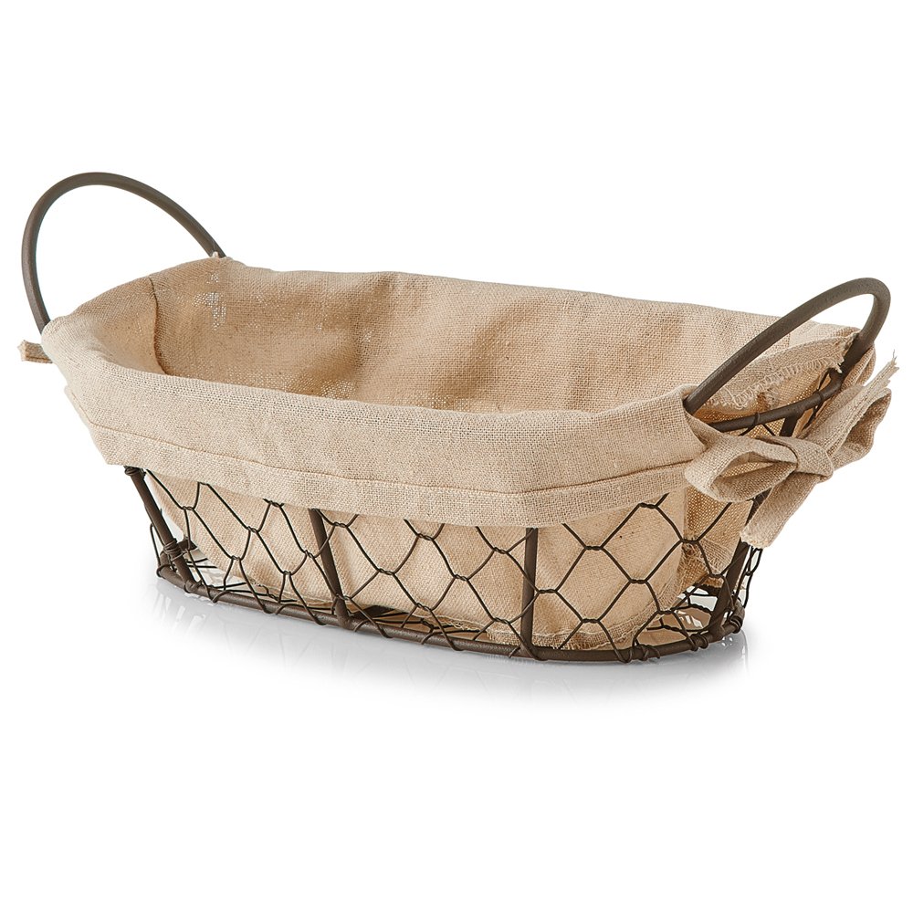 SELSEY Kosz na pieczywo Febri metalowy