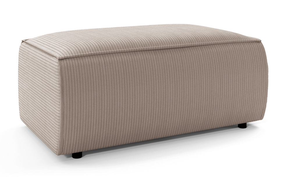 SELSEY Pufa Farese kremowa sztruks