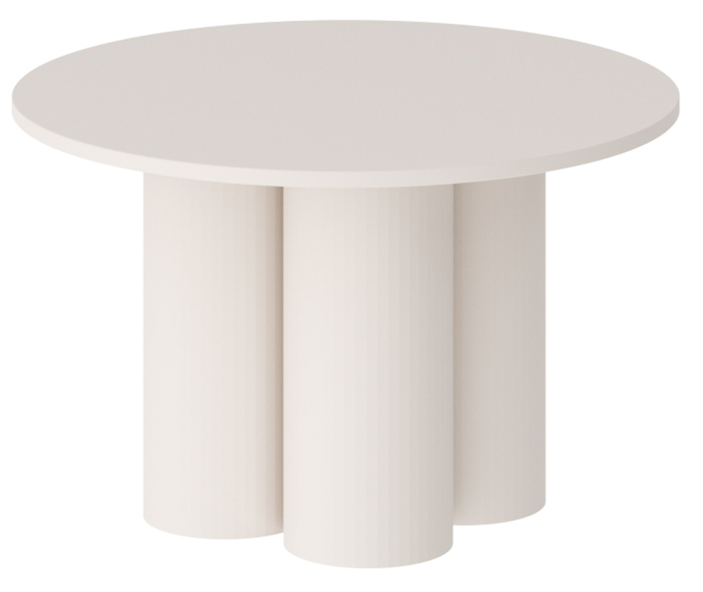 SELSEY Stolik kawowy Stessle okrągły 80 cm kaszmir mat