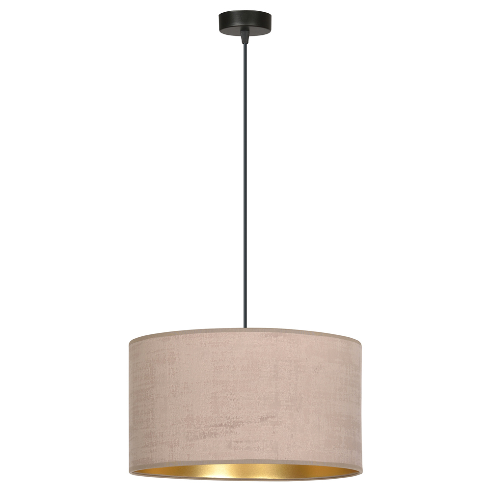 SELSEY Lampa wisząca Hellid średnica 35 cm różowa