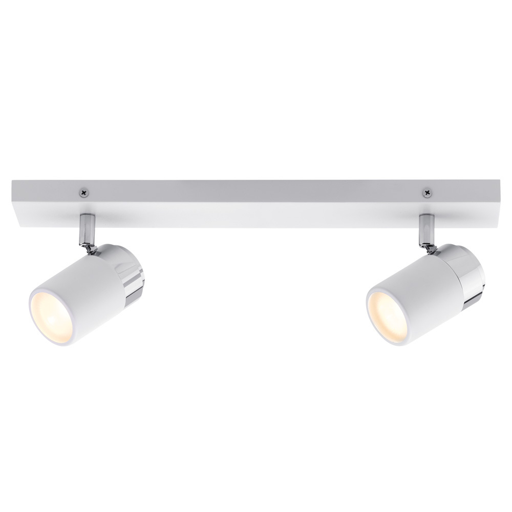 SELSEY Lampa sufitowa do łazienki Alkaphrah x2 biały