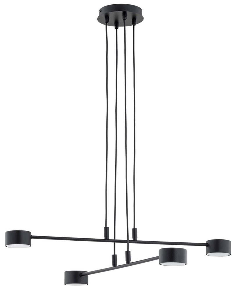 SELSEY Lampa wisząca Moddus czarna x4