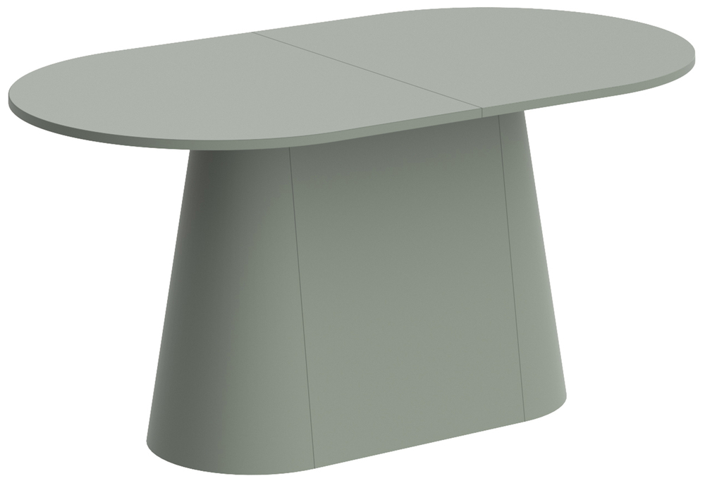 SELSEY Stół rozkładany Ferbenne 160-208x89 cm zielony mat