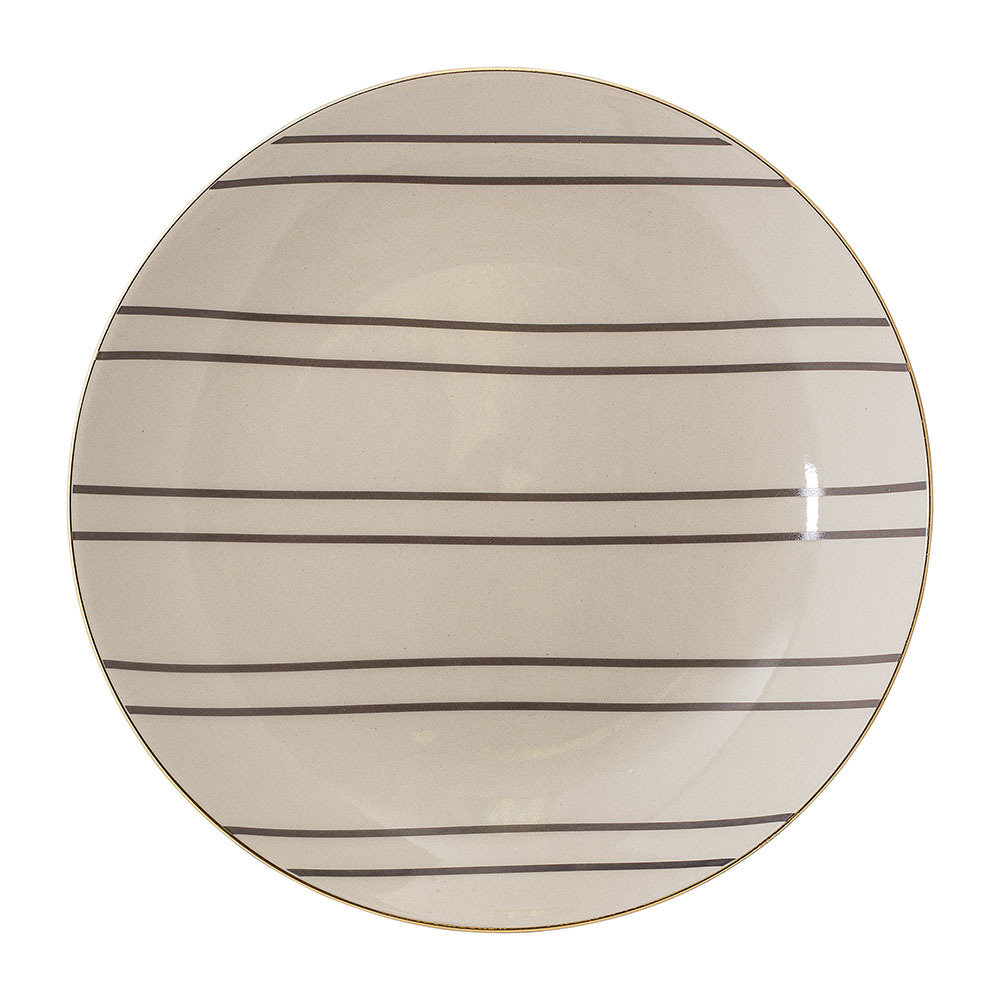 SELSEY Talerz Bloomingville Folki z kamionki średnica 20 cm