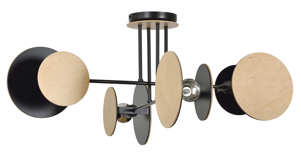 SELSEY Lampa sufitowa Busalla czarna