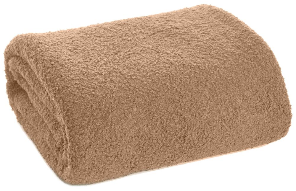 SELSEY Koc Bukla 220x200 cm beżowy