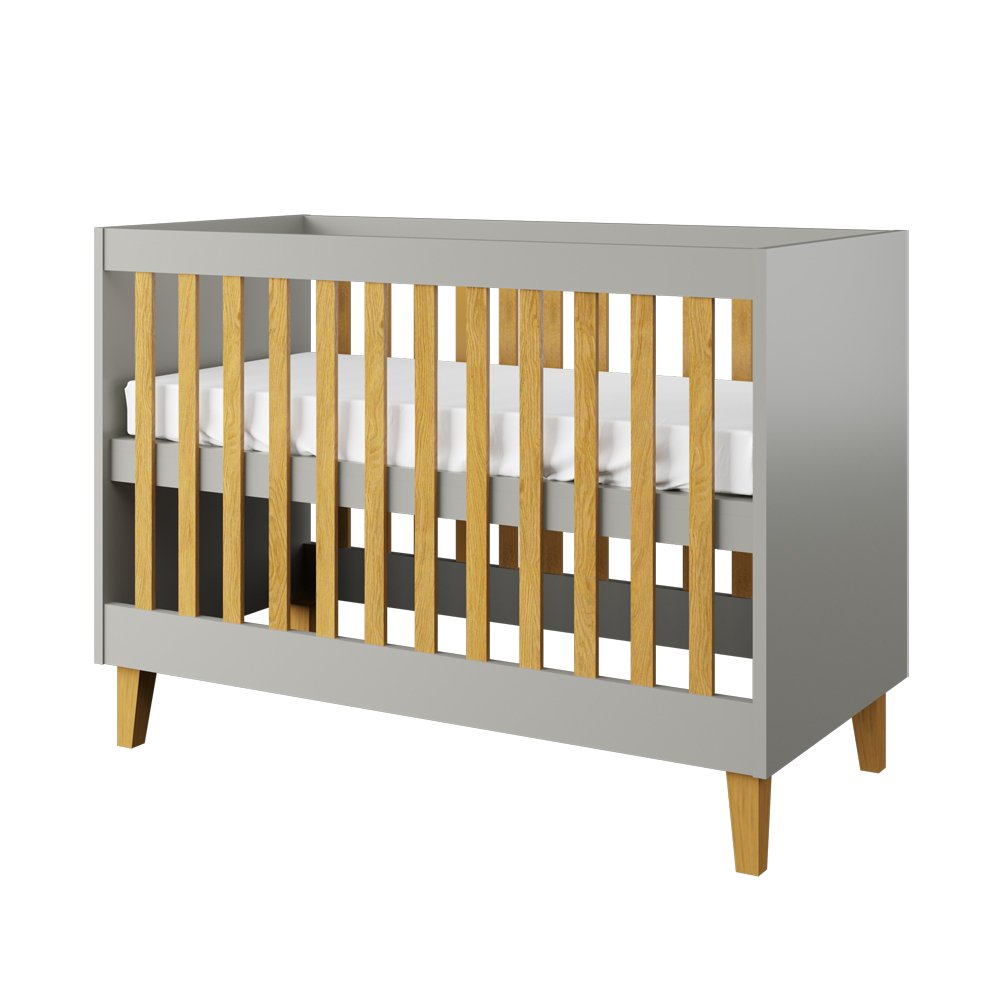 SELSEY Łóżeczko dziecięce Carpani szare