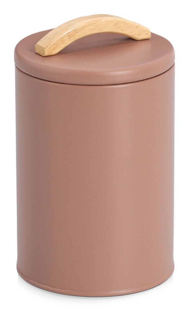 SELSEY Słoik do przechowywania Beamney 19 cm brudny róż