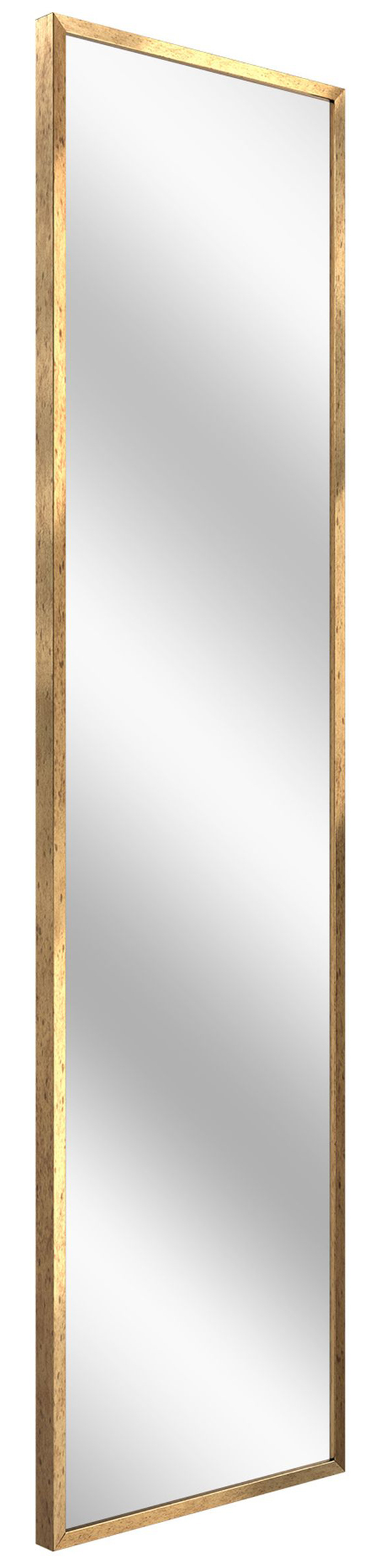 SELSEY Lustro ścienne Dalone 142x37 cm stare złoto