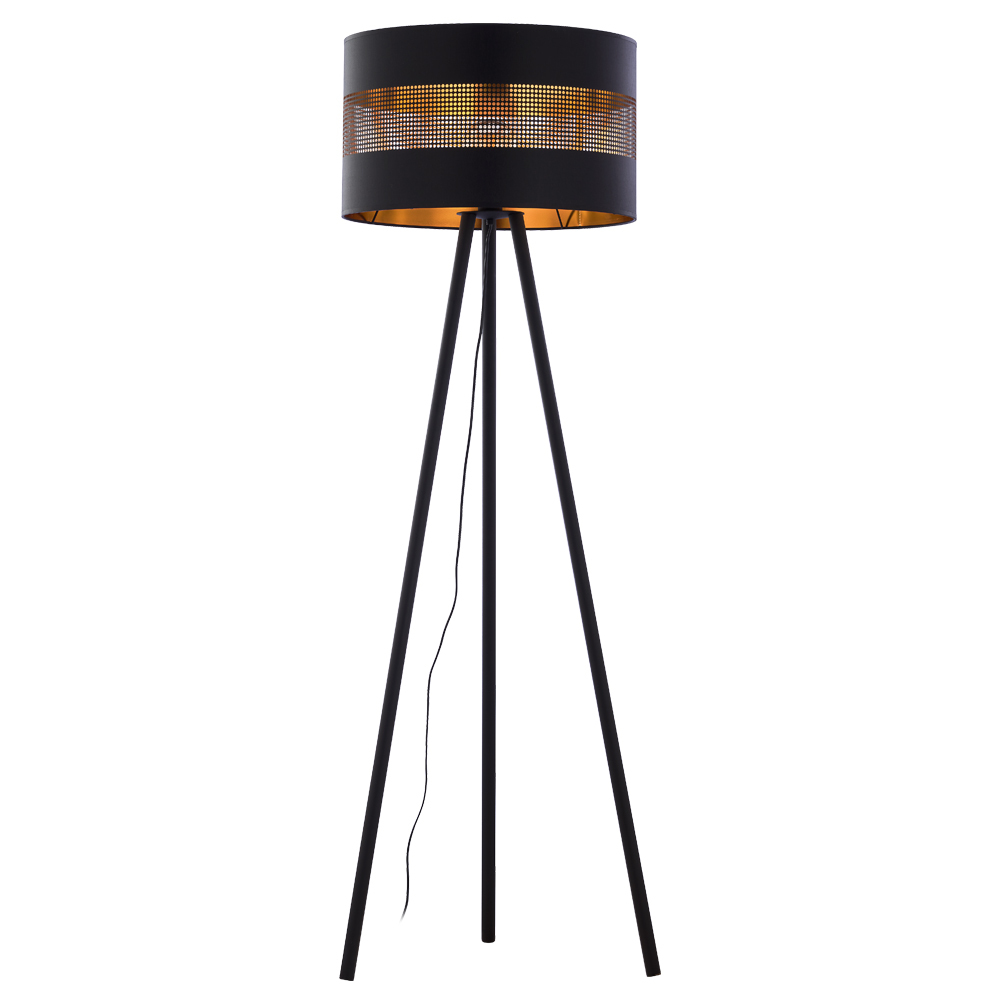 SELSEY Lampa podłogowa Togne 145 cm czarna