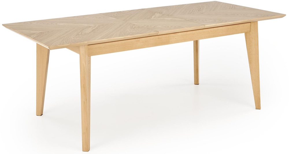 SELSEY Stól rozkładany Edmondo 160-240 cm drewno bukowe