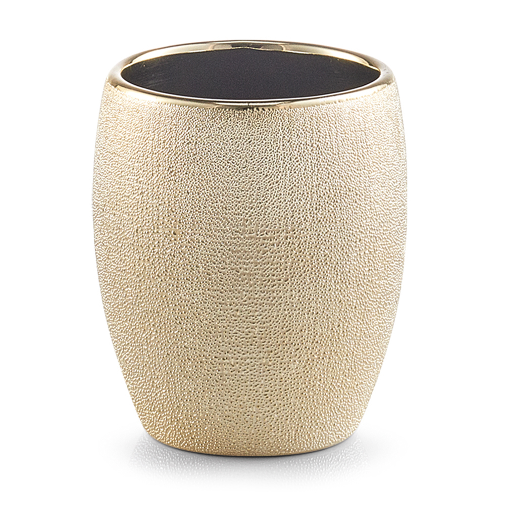 SELSEY Kubek na szczoteczki Stonne złoty