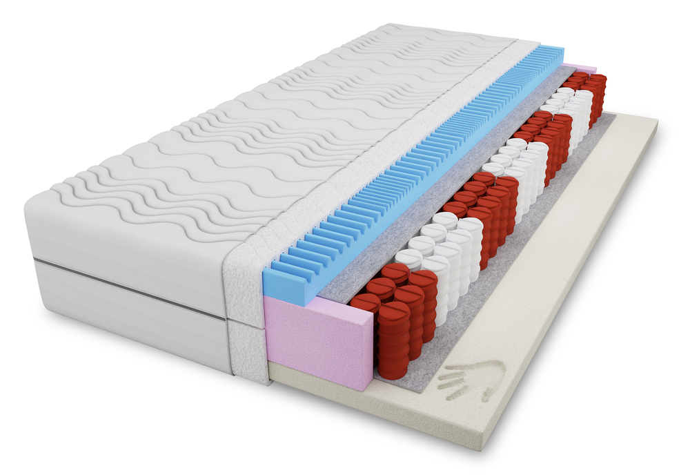 SELSEY Materac kieszeniowy 100x200 cm Bogense dwustronny