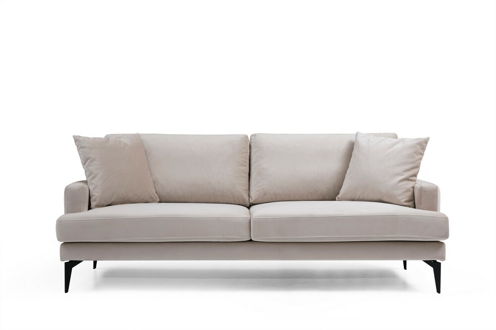 SELSEY Sofa 3-osobowa Toyon 205 cm beżowa