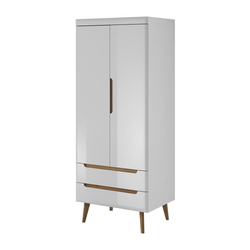 SELSEY Szafa dwudrzwiowa Livinella biała