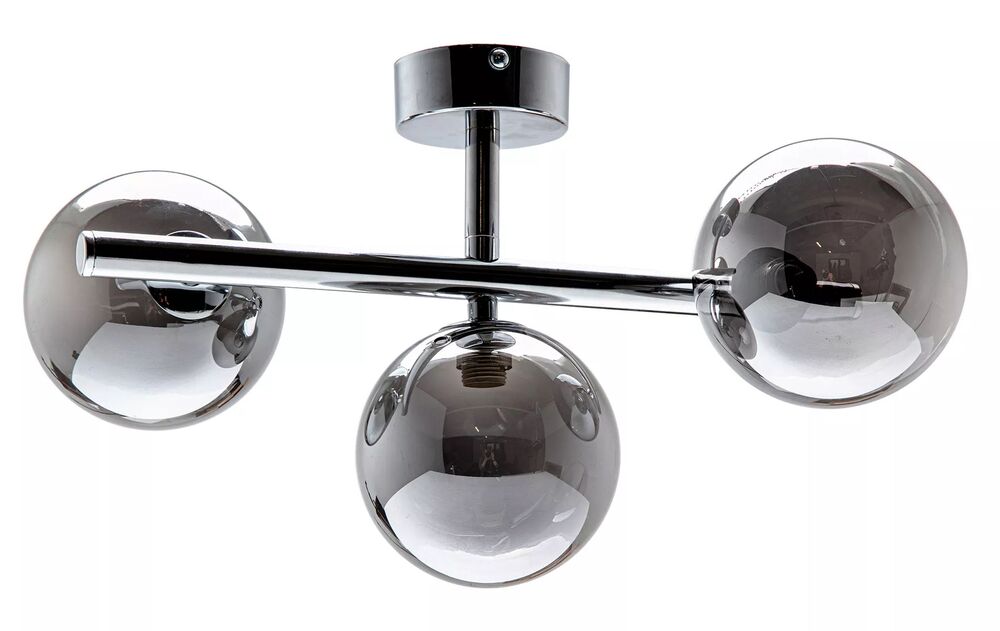 SELSEY Lampa wisząca Luna x3 srebrna