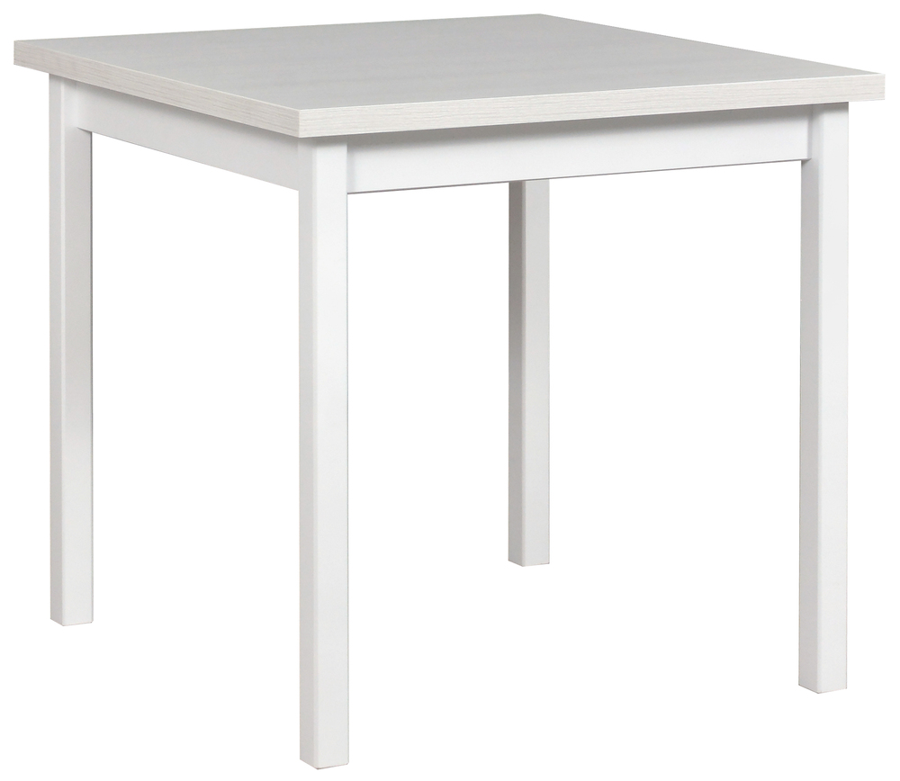 SELSEY Stół drewniany do jadalni Vismito 80x80 cm biały