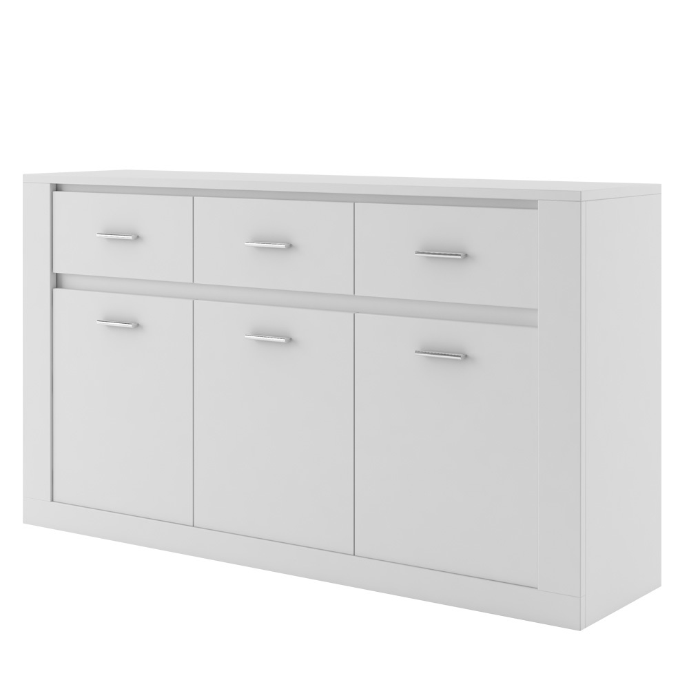 SELSEY Komoda Arti z trzema szufladami biały