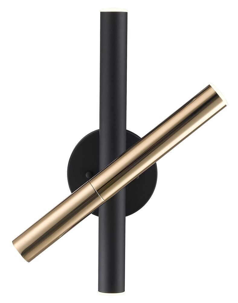 SELSEY Kinkiet ścienny Loya LED złoto-czarny