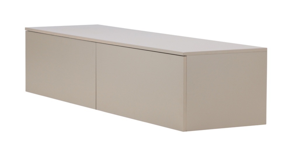 SELSEY Szafka RTV Thogize 160 cm wisząca beżowa