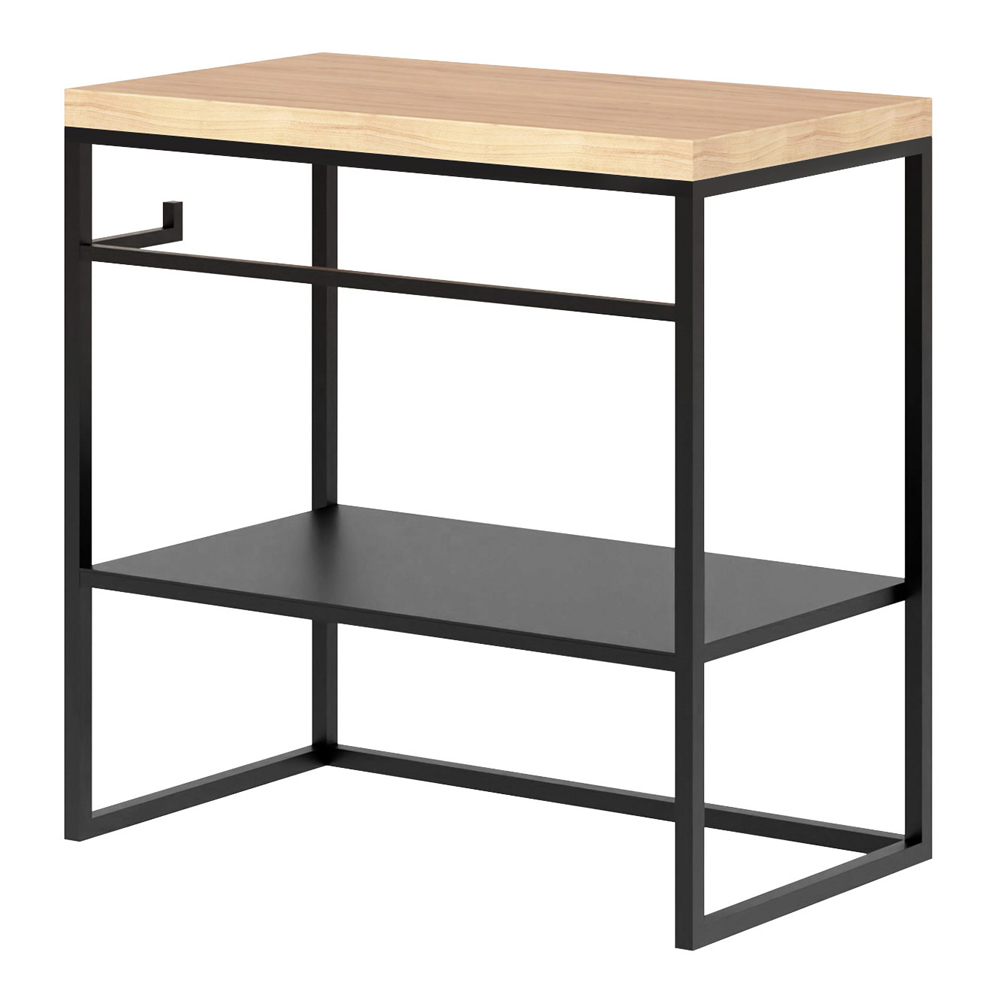 SELSEY Szafka pod umywalkę Hegamo z półką i uchwytem na papier toaletowy