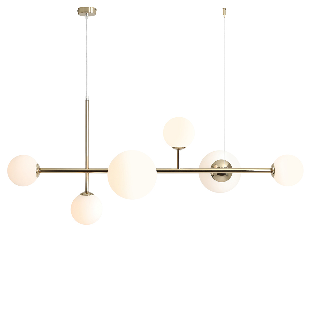 SELSEY Żyrandol Mauric x6 złoty