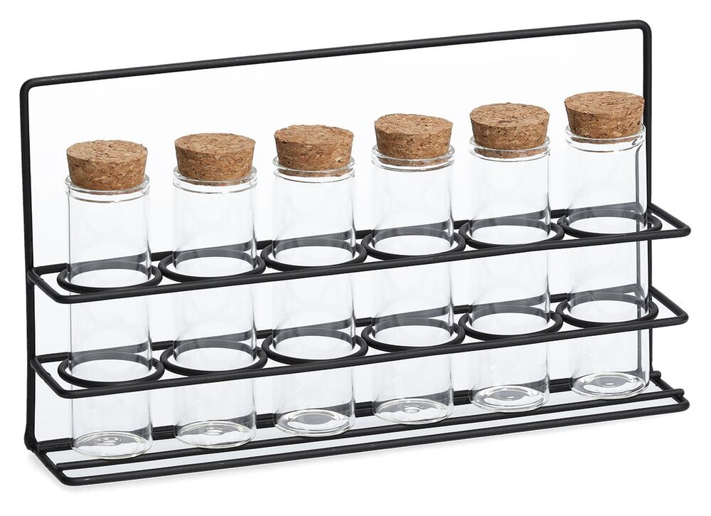 SELSEY Zestaw 6 pojemników na przyprawy Louvett 55 ml