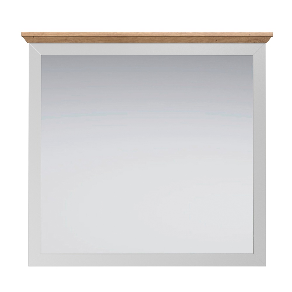 SELSEY Lustro ścienne Vianicalize jasnoszary/ dąb artisan