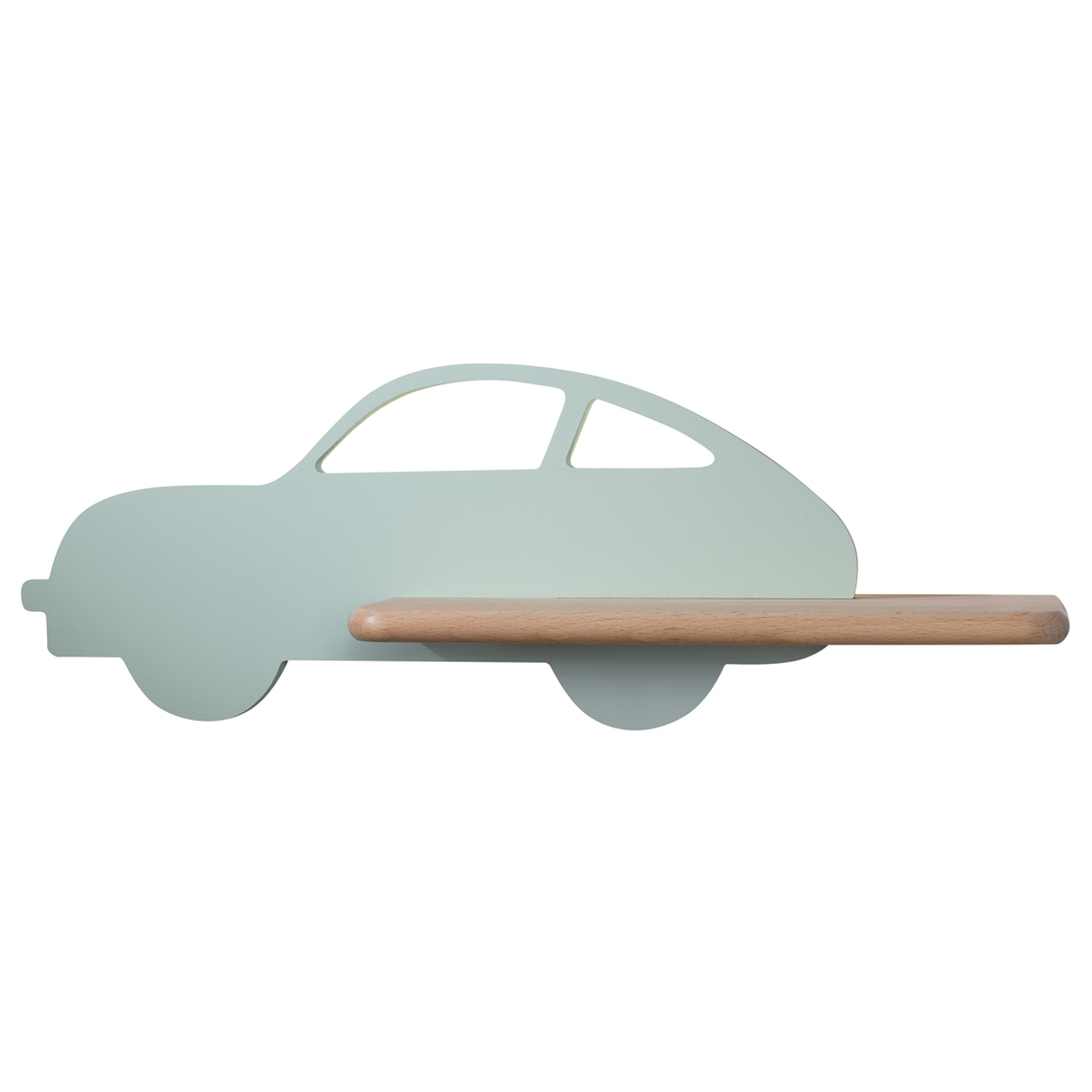 SELSEY Kinkiet ścienny do pokoju dziecięcego Dreamie auto miętowy