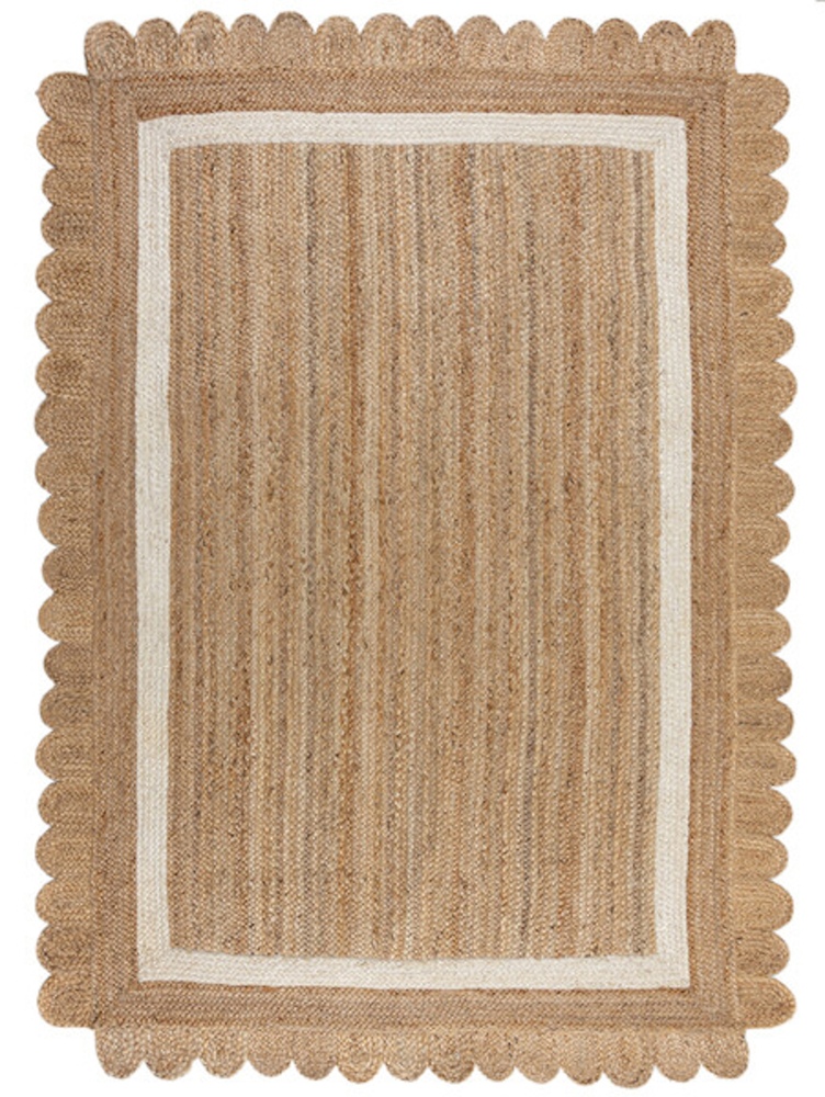 SELSEY Dywan jutowy Grace 170x120 cm brązowo-biały